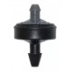 Dripper Pressure Compensating and Self Cleaning  -Black 4L/Hr 20 Pcs